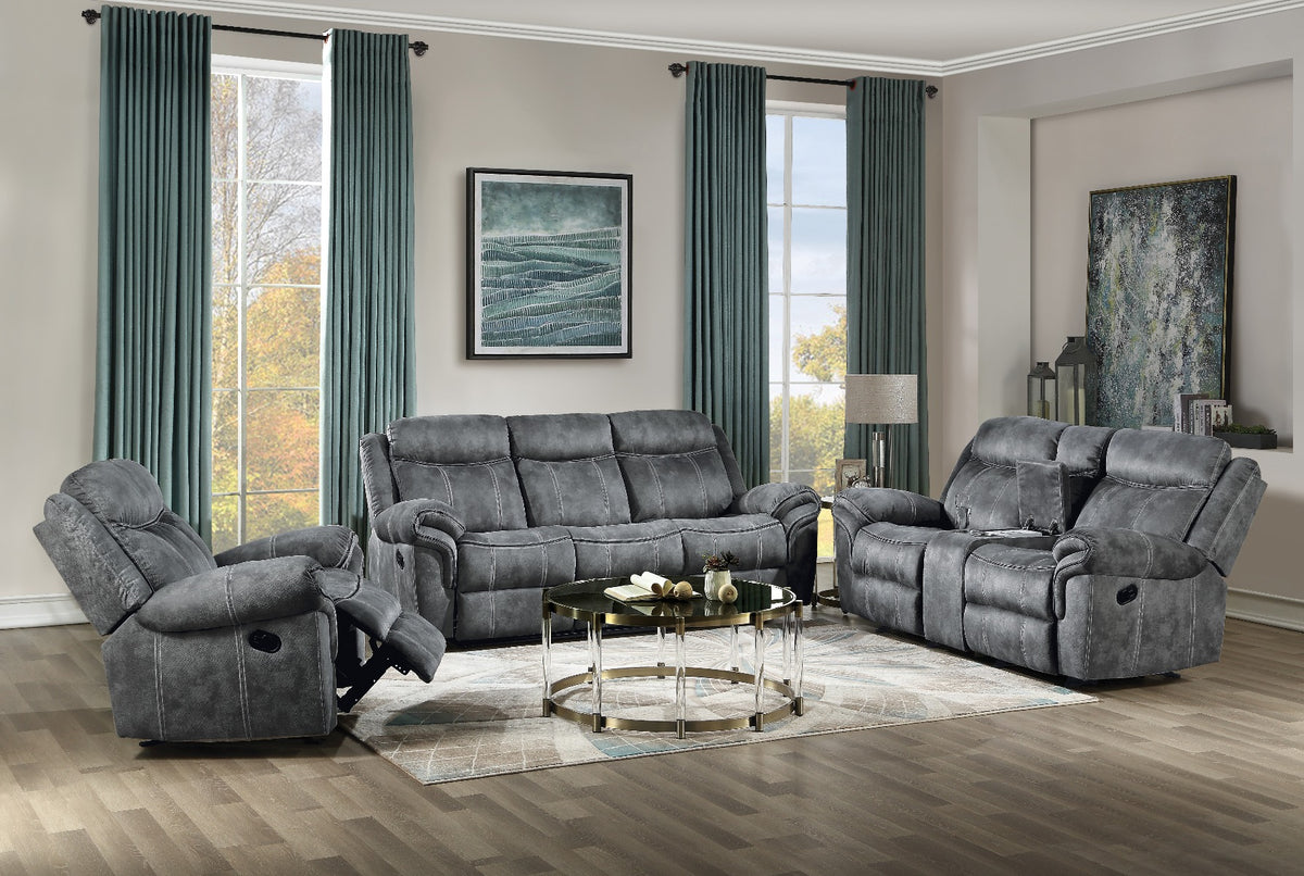 Zubaida Motion Loveseat & Console W/USB