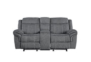 Zubaida Motion Loveseat & Console W/USB