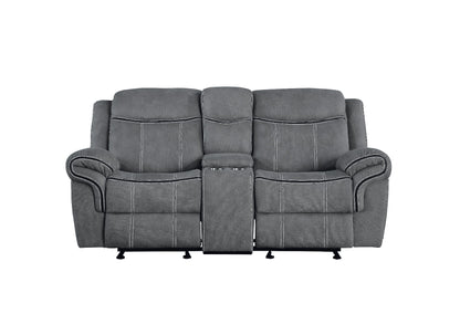 Zubaida Motion Loveseat & Console W/USB
