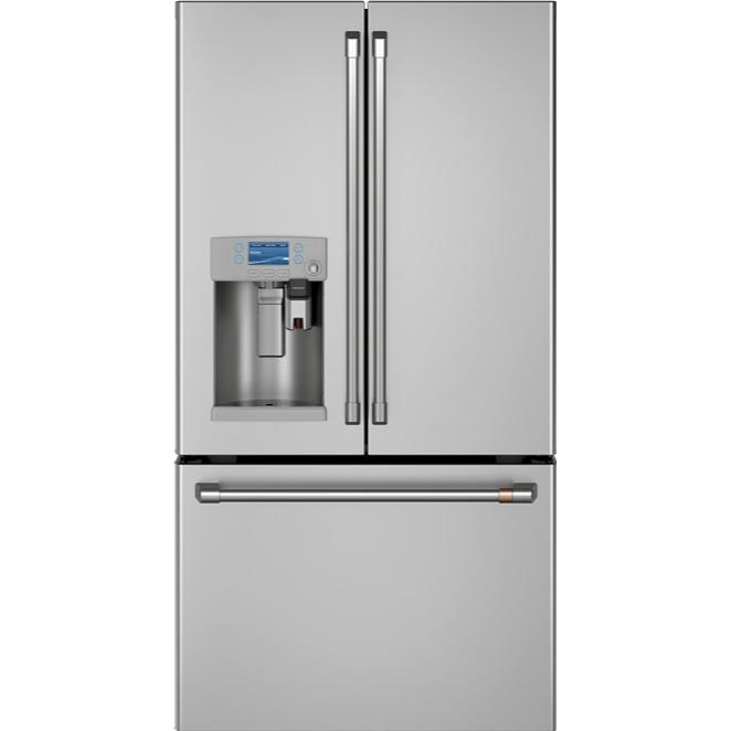  Café 36-inch, 22.2 cu.ft. Counter-Depth French 3-Door Refrigerator with Keurig® K-Cup® Brewing System CYE22UP2MS1 IMAGE 1