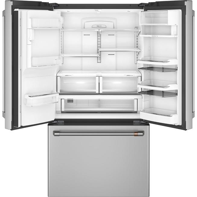  Café 36-inch, 22.2 cu.ft. Counter-Depth French 3-Door Refrigerator with Keurig® K-Cup® Brewing System CYE22UP2MS1 IMAGE 3