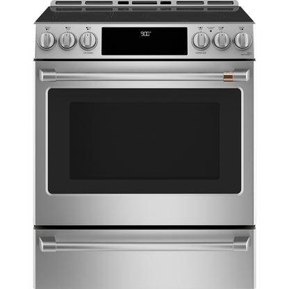  Café 30-inch Slide-in Induction Range with Warming Drawer CHS900P2MS1 IMAGE 1