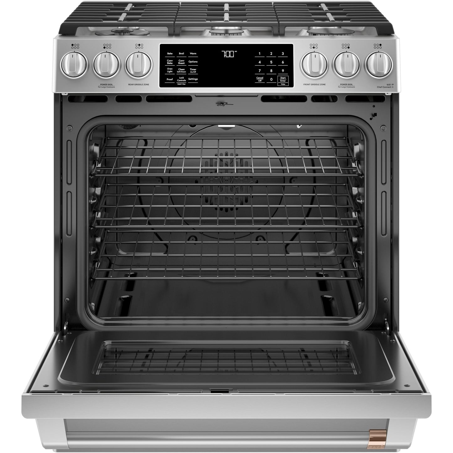  Café 30-inch Slide-in Gas Range with Convection Technology CGS700P2MS1 IMAGE 3
