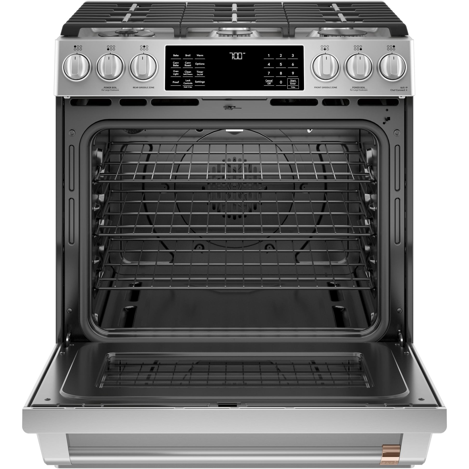  Café 30-inch Slide-in Gas Range with Convection Technology CGS700P2MS1 IMAGE 3