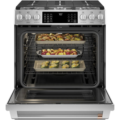  Café 30-inch Slide-in Gas Range with Convection Technology CGS700P2MS1 IMAGE 4
