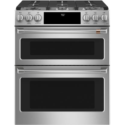  Café 30-inch Slide-in Gas Double Oven Range with Convection Technology CGS750P2MS1 IMAGE 1