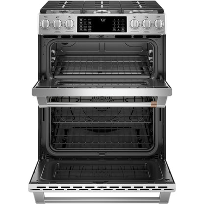  Café 30-inch Slide-in Gas Double Oven Range with Convection Technology CGS750P2MS1 IMAGE 3