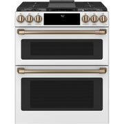  Café 30-inch Slide-in Gas Double Oven Range with Convection Technology CGS750P4MW2 IMAGE 2