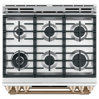  Café 30-inch Slide-in Gas Double Oven Range with Convection Technology CGS750P4MW2 IMAGE 3