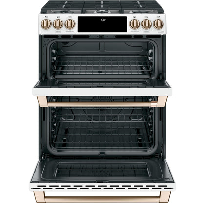  Café 30-inch Slide-in Gas Double Oven Range with Convection Technology CGS750P4MW2 IMAGE 5
