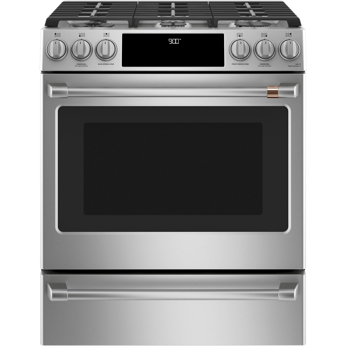  Café 30-inch Slide-in Dual-Fuel Range with Convection Technology C2S900P2MS1 IMAGE 1