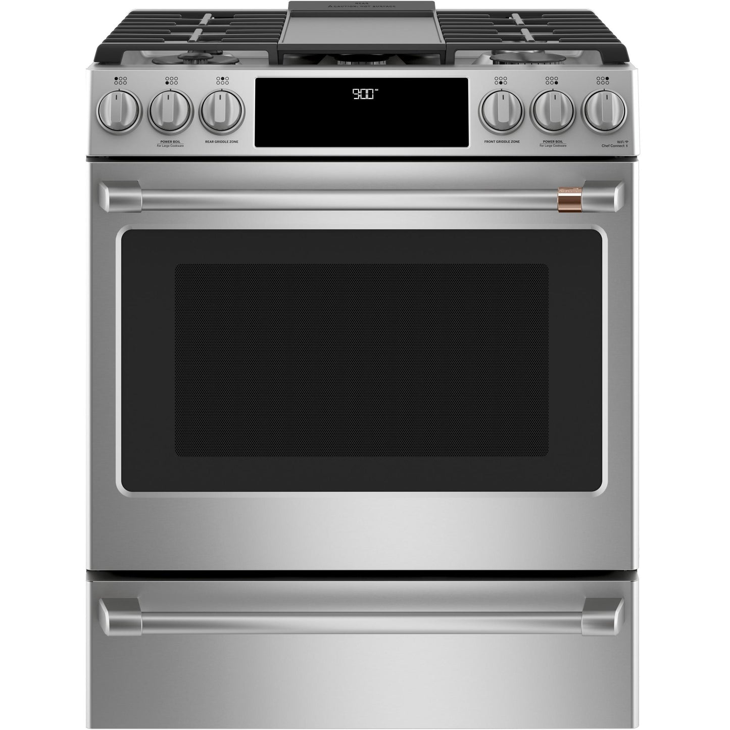  Café 30-inch Slide-in Dual-Fuel Range with Convection Technology C2S900P2MS1 IMAGE 2