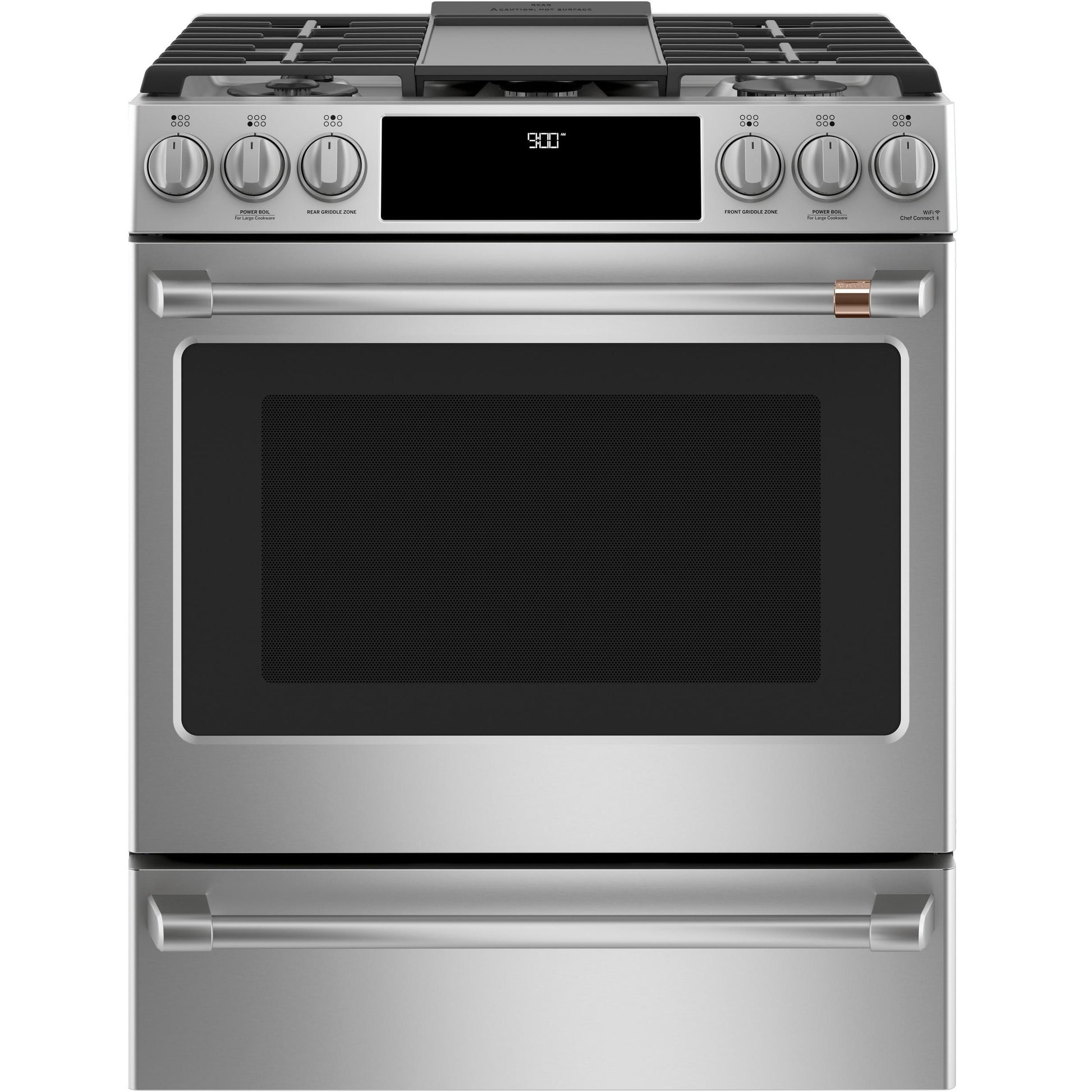  Café 30-inch Slide-in Dual-Fuel Range with Convection Technology C2S900P2MS1 IMAGE 2