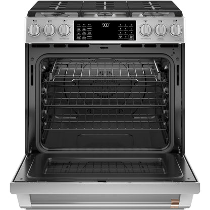  Café 30-inch Slide-in Dual-Fuel Range with Convection Technology C2S900P2MS1 IMAGE 5