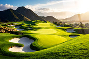 Sunlit Fairway Tempered Glass