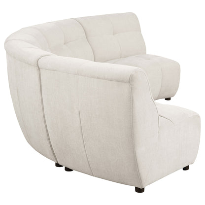 Charlotte Upholstered Modular Sectional Sofa Ivory
