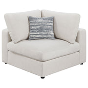 Sofá modular seccional tapizado Serene en beige