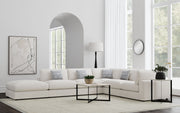 Sofá modular seccional tapizado Serene en beige