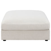 Otomana cuadrada tapizada Serene Beige