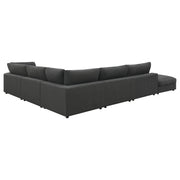 Sofá modular seccional tapizado Serene en beige