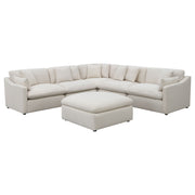 Sofá modular seccional tapizado Hobson color carbón