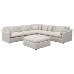 Sofá modular seccional tapizado Hobson color carbón