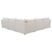 Sofá modular seccional tapizado Hobson color carbón