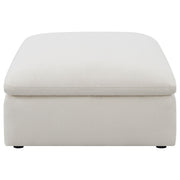 Hobson Square Upholstered Ottoman Charcoal