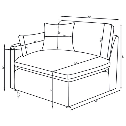 Hobson Upholstered Modular Sectional Sofa