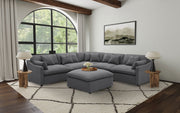 Sofá modular seccional tapizado Hobson color carbón
