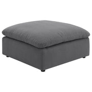 Sofá modular seccional tapizado Hobson color carbón