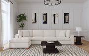 Seccional modular tapizado Lakeview color chocolate