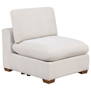 Seccional modular tapizado Lakeview color chocolate