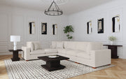 Seccional modular tapizado Lakeview color chocolate