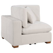 Seccional modular tapizado Lakeview color chocolate