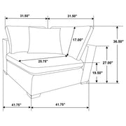 Lakeview Upholstered Corner Chair Ivory