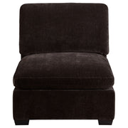 Silla sin brazos tapizada Lakeview color marfil