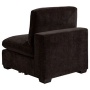 Silla sin brazos tapizada Lakeview color marfil
