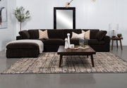 Silla sin brazos tapizada Lakeview color marfil