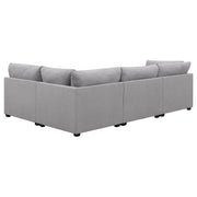 Cambria Upholstered Modular Sectional Sofa Grey
