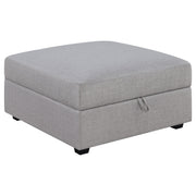 Cambria Upholstered Modular Sectional Sofa Grey