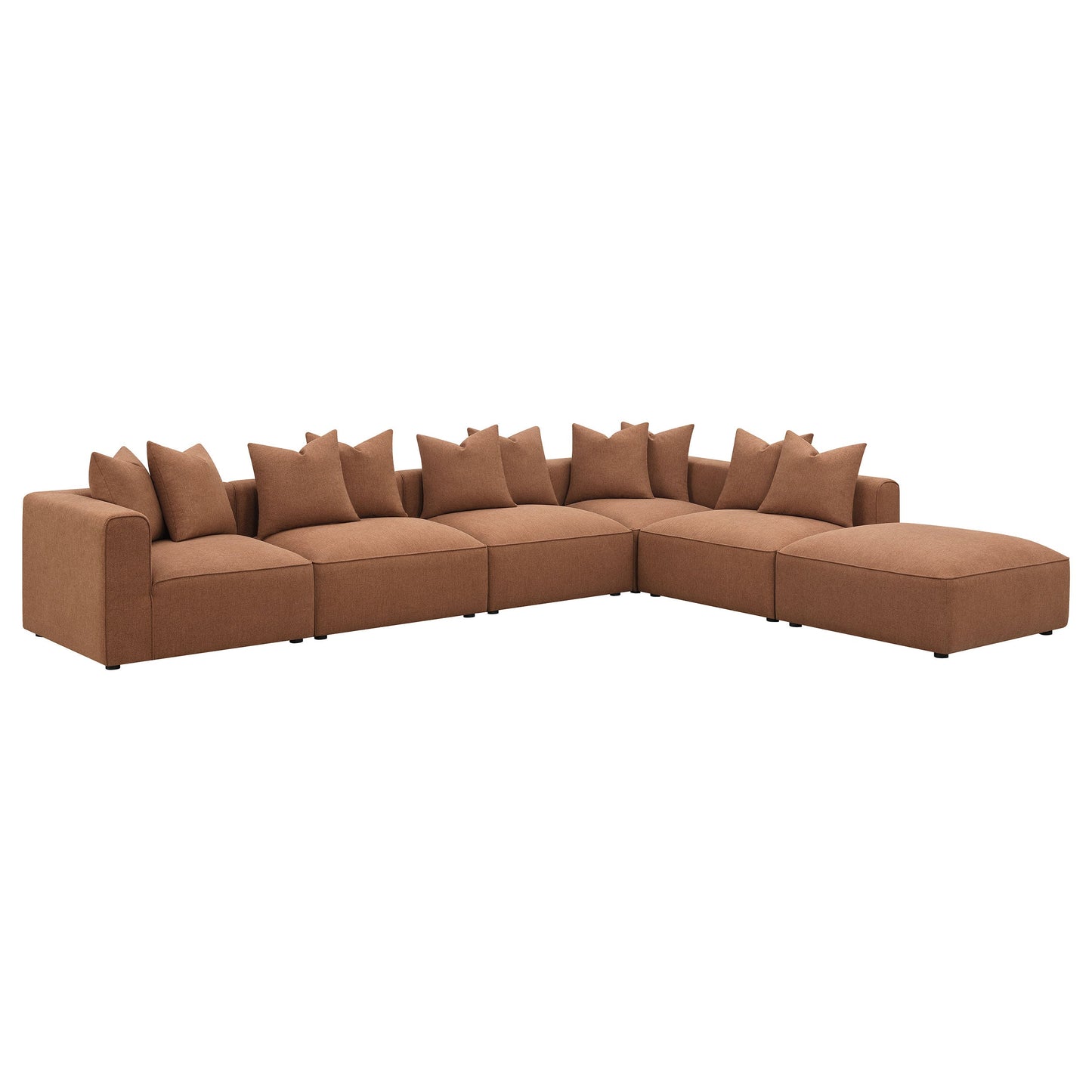 Jennifer Upholstered Modular Sectional Grey
