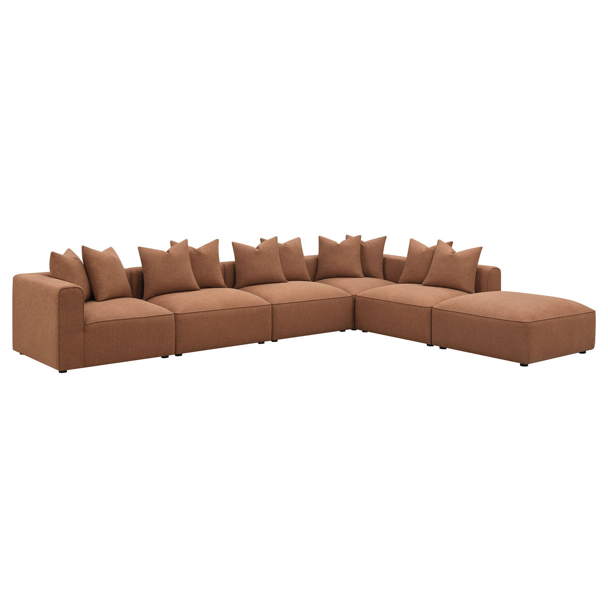 Jennifer Upholstered Modular Sectional Grey