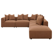 Seccional modular tapizado Jennifer gris