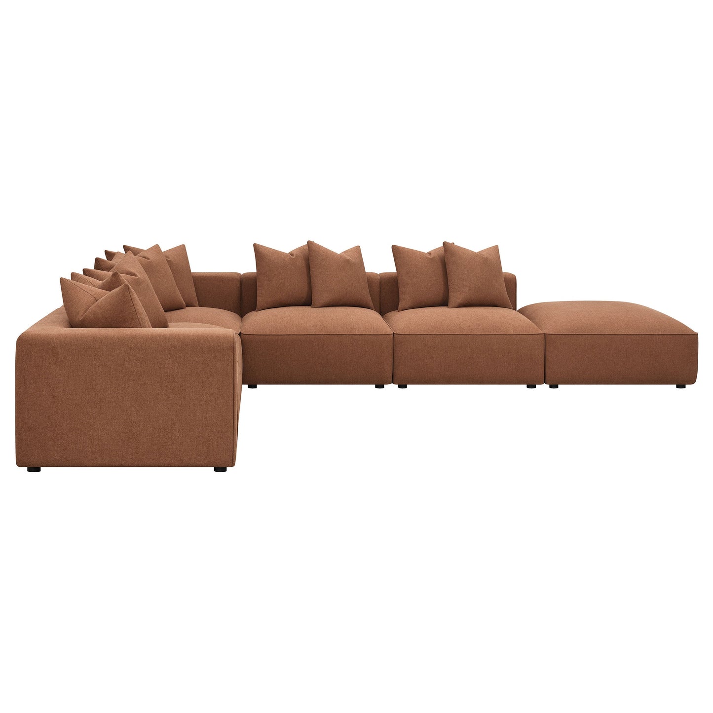 Jennifer Upholstered Modular Sectional Grey