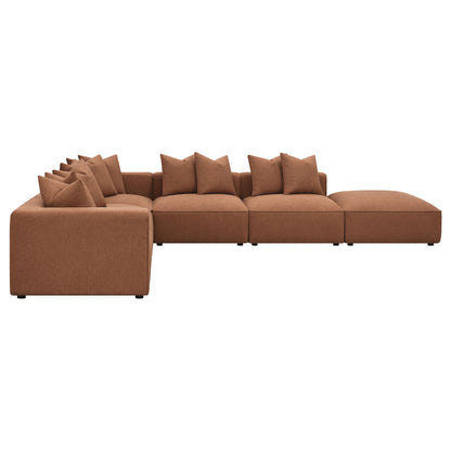 Jennifer Upholstered Modular Sectional Grey