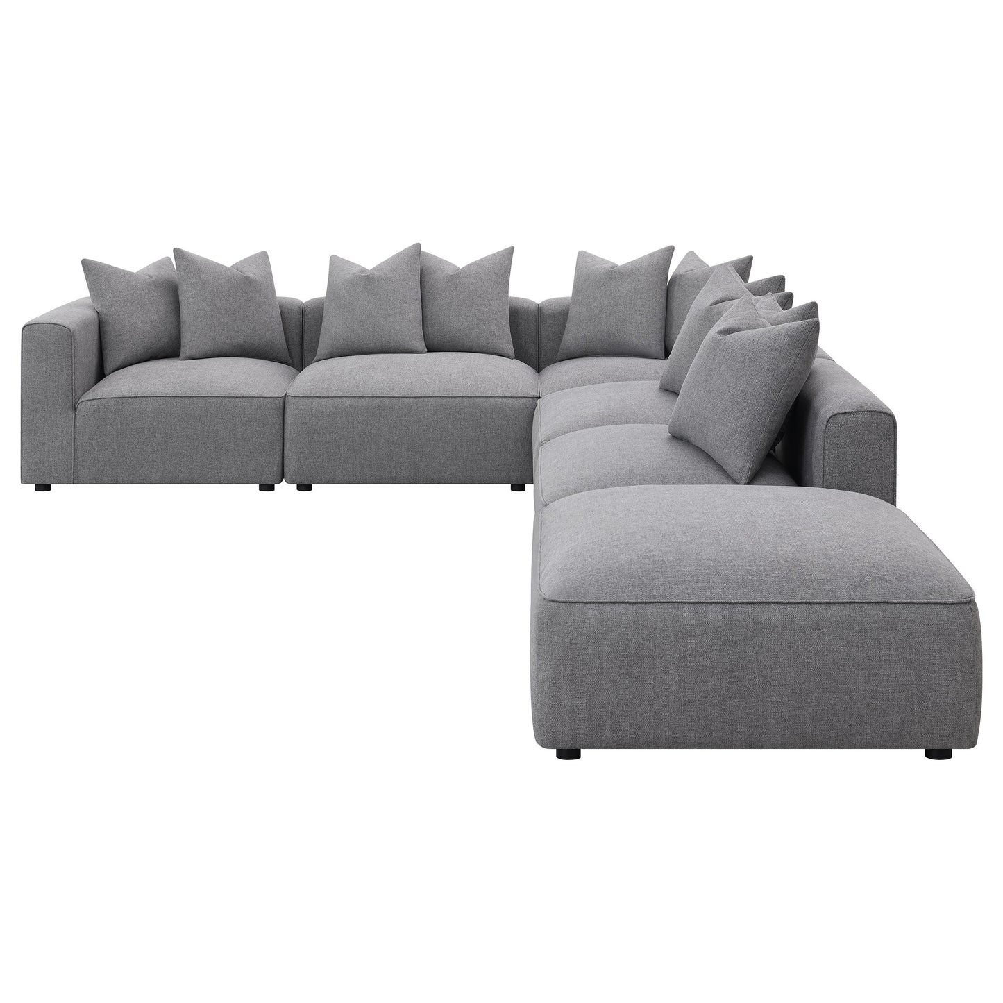 Jennifer Upholstered Modular Sectional Grey