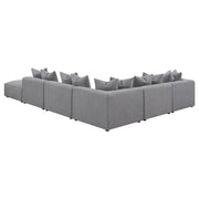 Seccional modular tapizado Jennifer gris