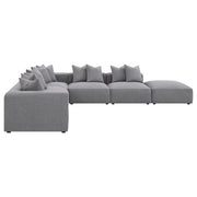 Seccional modular tapizado Jennifer gris