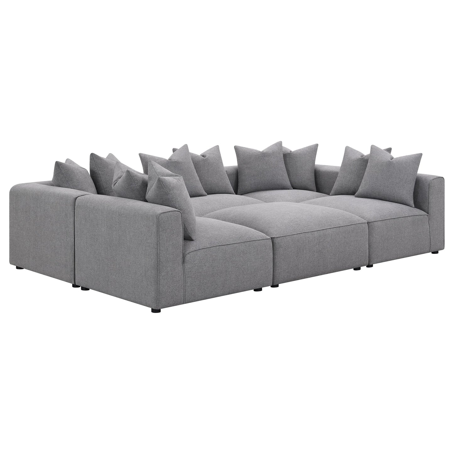 Jennifer Upholstered Modular Sectional Grey